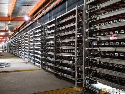 Mining farm setup showcasing various machines